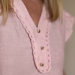 Top Sarah med v-neck 