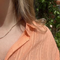 Kortrmet sommer skjorte bomuld str m-xl