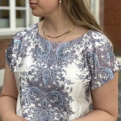 Bluse satin str. S- XXL