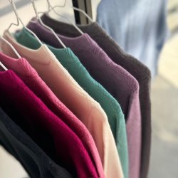 Strik kabel med rund hals M-2XL