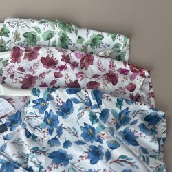 Sommer bluse purpur bomuld str. L-4XL