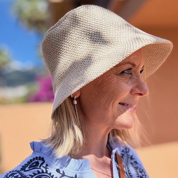 Sommer bllehat hklet natur materiale