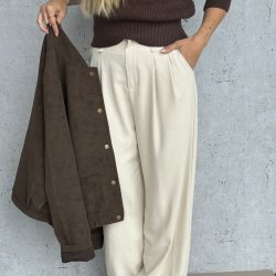 Jakke Sofia vandafvisende ruskind str. S-L 