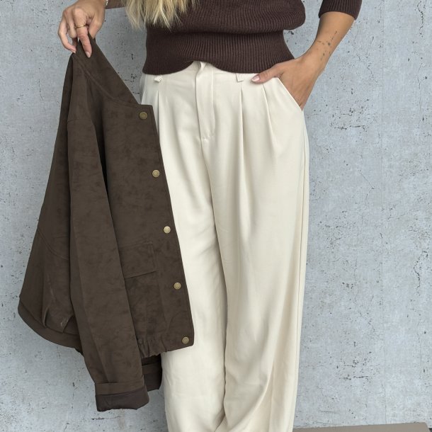 Jakke Sofia vandafvisende ruskind str. S-L 