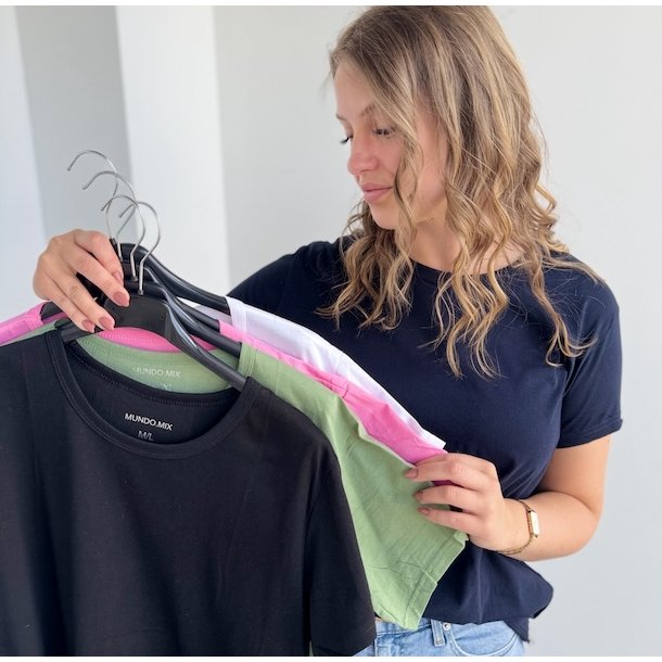 T-shirt 100% bomuld M-XXXXL