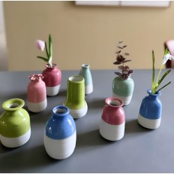 Vase Midi keramik half glace ca 10 cm