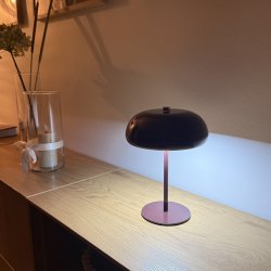 Bordlampe genopladelig Milano - H: 23 cm �: 16 cm