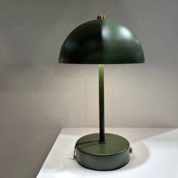 Bordlampe trdls metal - genopladelig