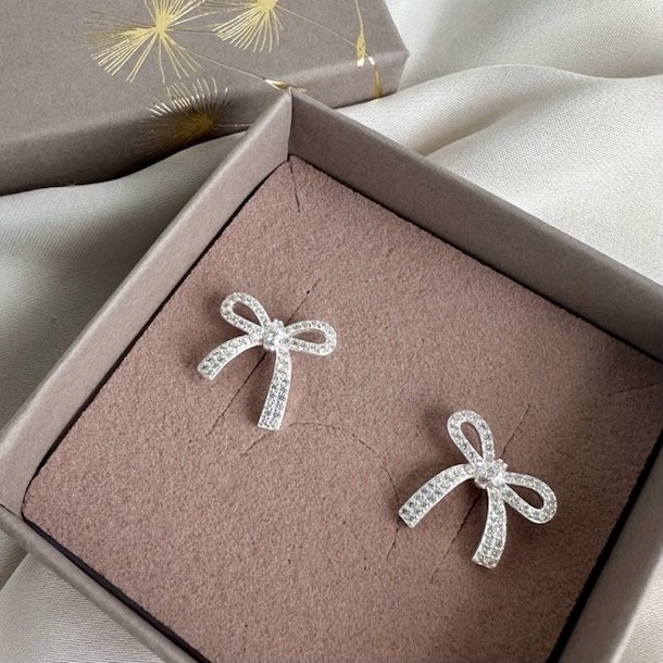 restikker ELEGANT BOW Sterling Slv