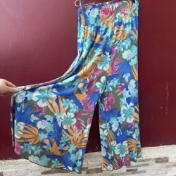 Nederdel buks med smock viskose str. S-4XL