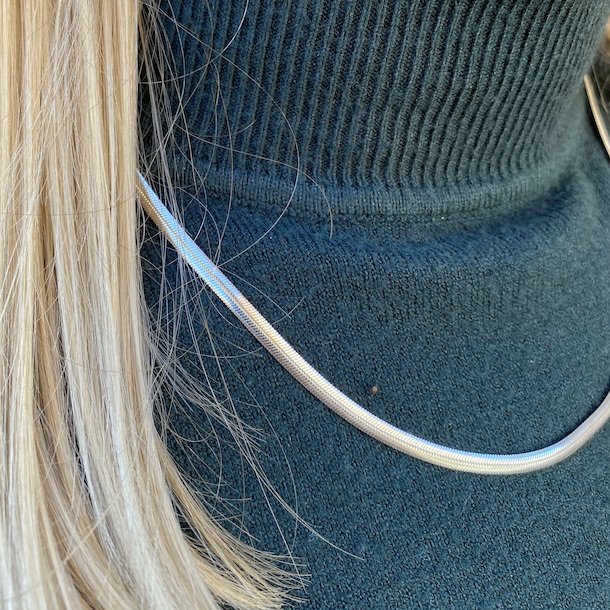 Malou Halskde sterling slv