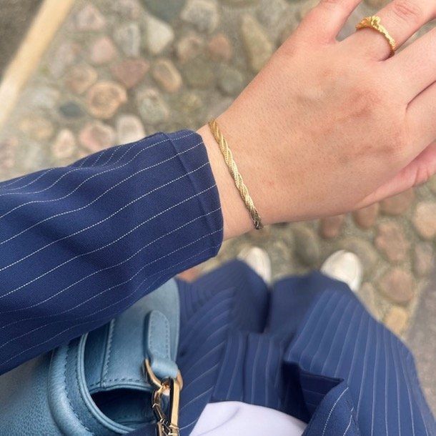 Armbnd TERESA  Forgyldt Slv