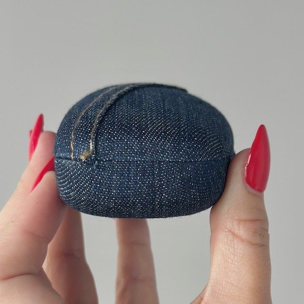 Brilleetui hardcase denim