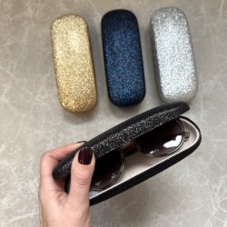 Brilleetui hardcase glitter