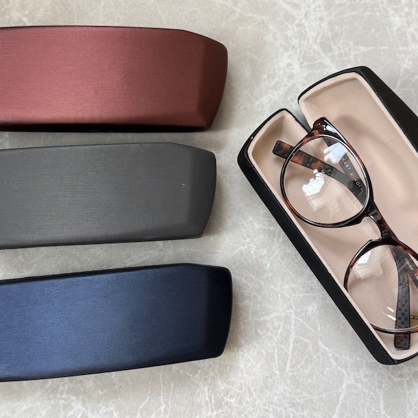 Brilleetui hardcase  metallic