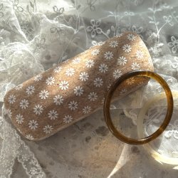 Brille etui med blomster 