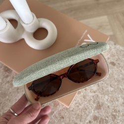 Brilleetui hardcase kanvas