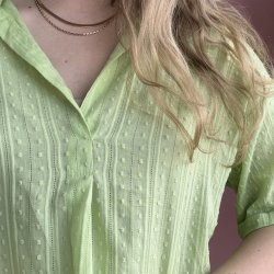 Kortrmet sommer skjorte bomuld str m-xl