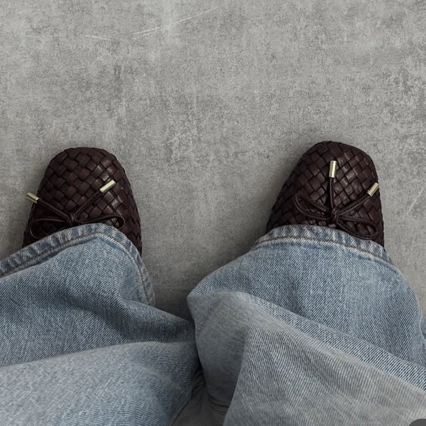 Ballerina Lucie - flettet skind