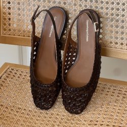 Slingback As the sea brun skind str 36-42
