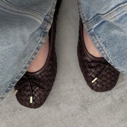 Ballerina Lucie - flettet skind