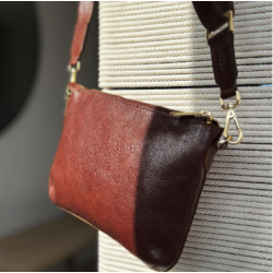 Riika crossbody - clutch Skind