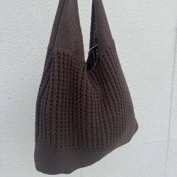 Strikket skuldertaske 