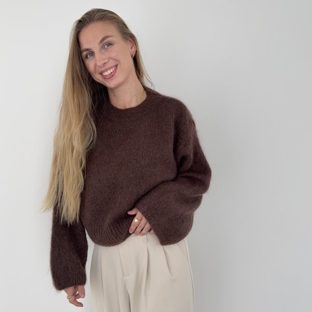 Strik sweater onesize uld mix