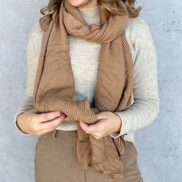 Trklde plisse - uld miks