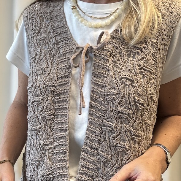 H�klet vest zeze str M-XXL
