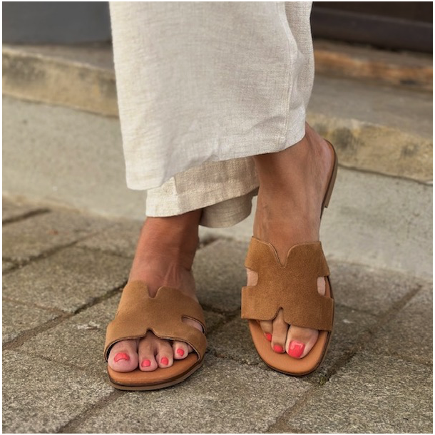 Sandal chic BRUN ruskind str 35-41