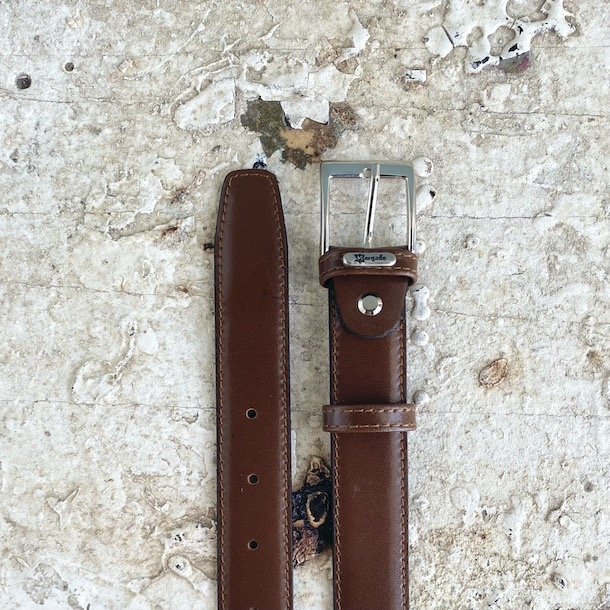 Herre blte cognac lder 3 cm