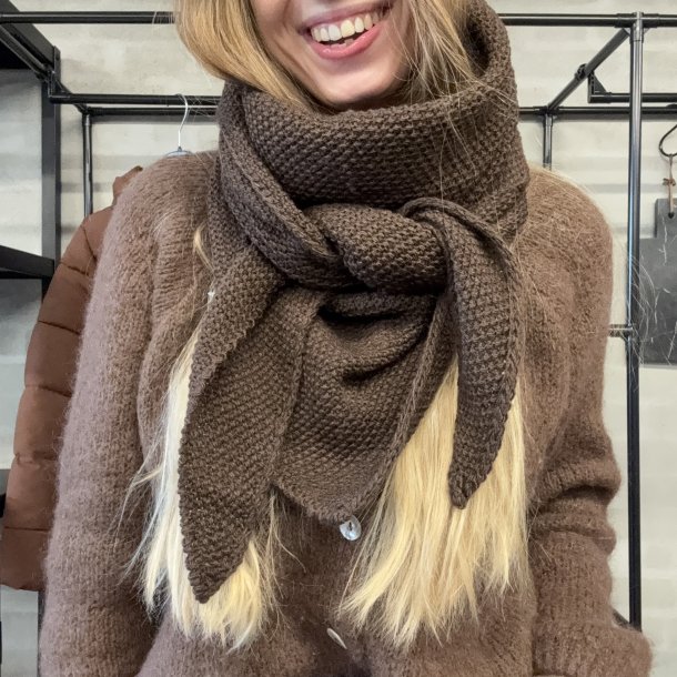Stor strikket Sophie Scarft