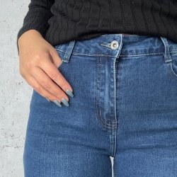 Slim fit jeans classic blue stretch str. L - 5xl