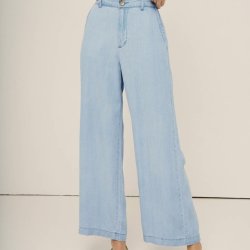 Bukser soft LIGHT denim lyocell str. 34-42