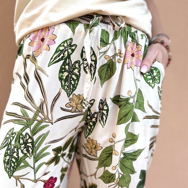 Buks Zenna FLORA med elastik str. S-XXL viskose
