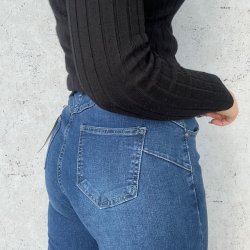 Slim fit jeans classic blue stretch str. L - 5xl