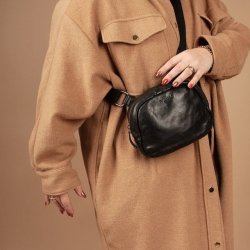 Optima crossbody bumbag washed skind
