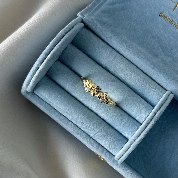 Fingerring DARLING ROCK Forgyldt Slv