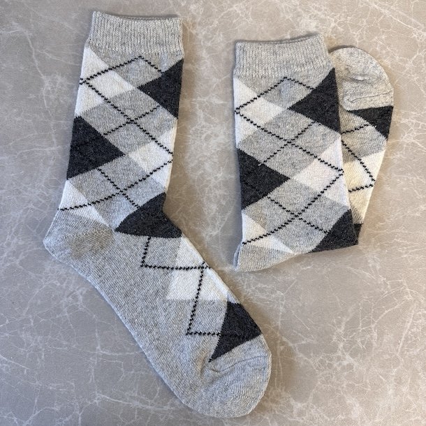 Str�mper med burlington - uld,  one size (35-40)