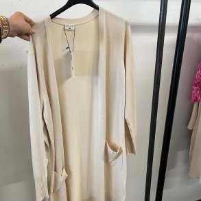 ZeZe Lang Creme Cardigan str L