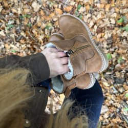 Avenue boot stvle Camel - Str. 36 - 41 med for