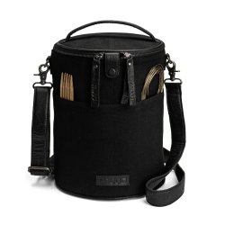 Saturn XL strikketaske sort Canvas