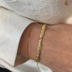 Armring CAPPA forgyldt slv