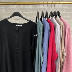 Fint strikket cardigan - viskose m-xl