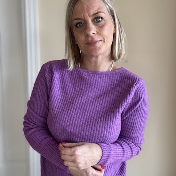 Cardigan pearl button 