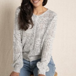 Strik cardigan med knapper str. S-L