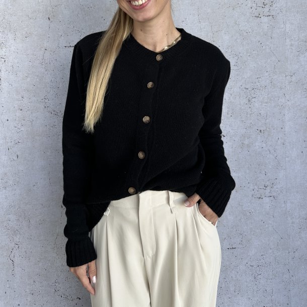 Strik Cardigan ekstra fint merino uld onesize