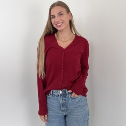 Cardigan med V hals str. L-XXL