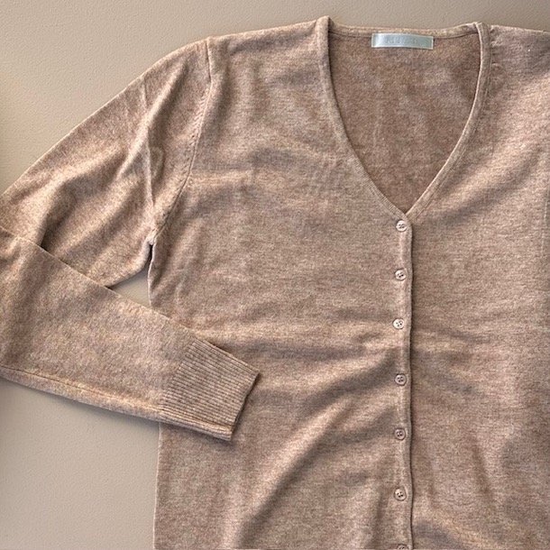 Cardigan med V hals str. M-XL